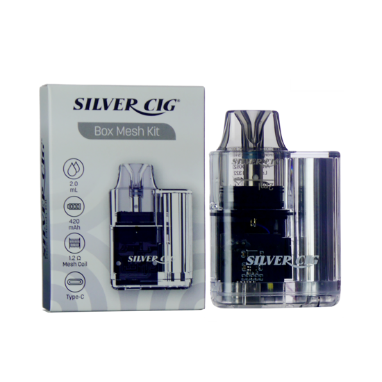 Imagen de ECIG SILVER CIG Box Mesh Pod Kit